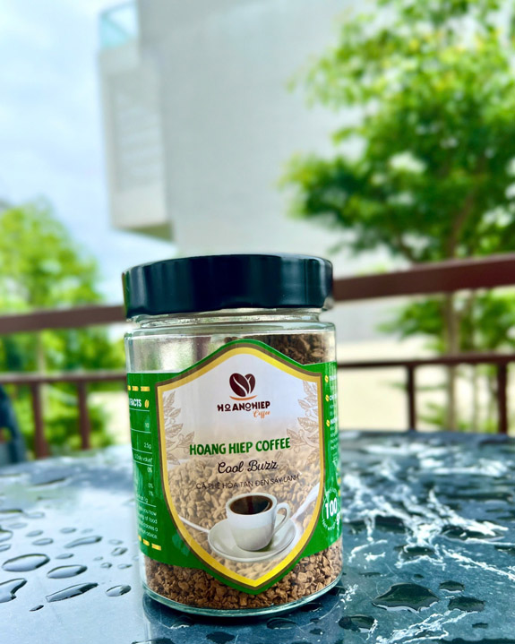 Cà phê hòa tan đen sấy lạnh